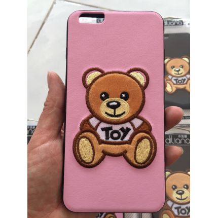 Ốp lưng iphone da có thêu gấu