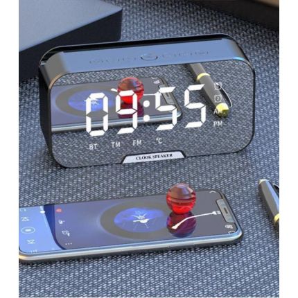 LOA BLUETOOTH   Đồng Hồ Đế Đỡ Điện Thoại Để Bàn