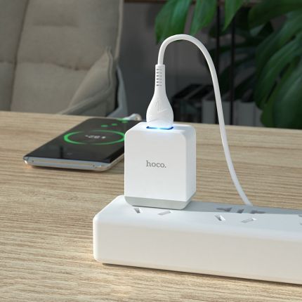 SẠC NHANH 1 CỔNG USB DC03 MAX  3.0A- CÓ ĐÈN LED